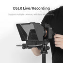 Teleprompter para Smartphones e DSLRs com Controle Remoto