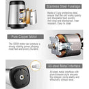 Mini Processador Elétrico 110V – Pique e Moa Carnes, Alho e Muito Mais com Facilidade!✅