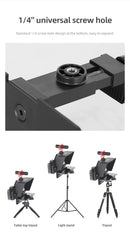 Teleprompter para Smartphones e DSLRs com Controle Remoto