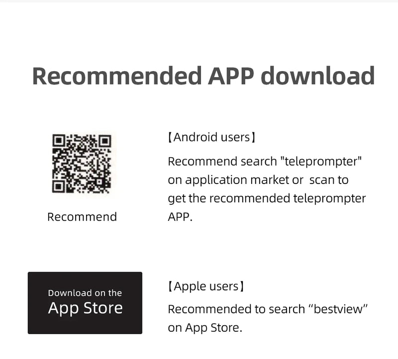 Teleprompter para Smartphones e DSLRs com Controle Remoto