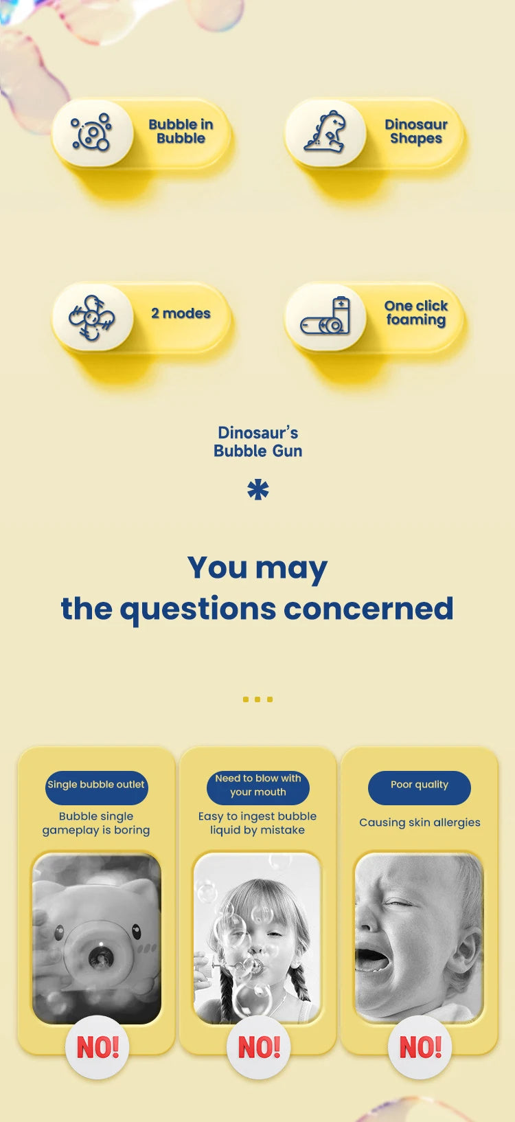 Bolhassauro Rex BM - Bolhas jurássicas que fazem a diversão!✅