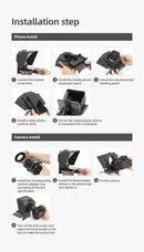 Teleprompter para Smartphones e DSLRs com Controle Remoto