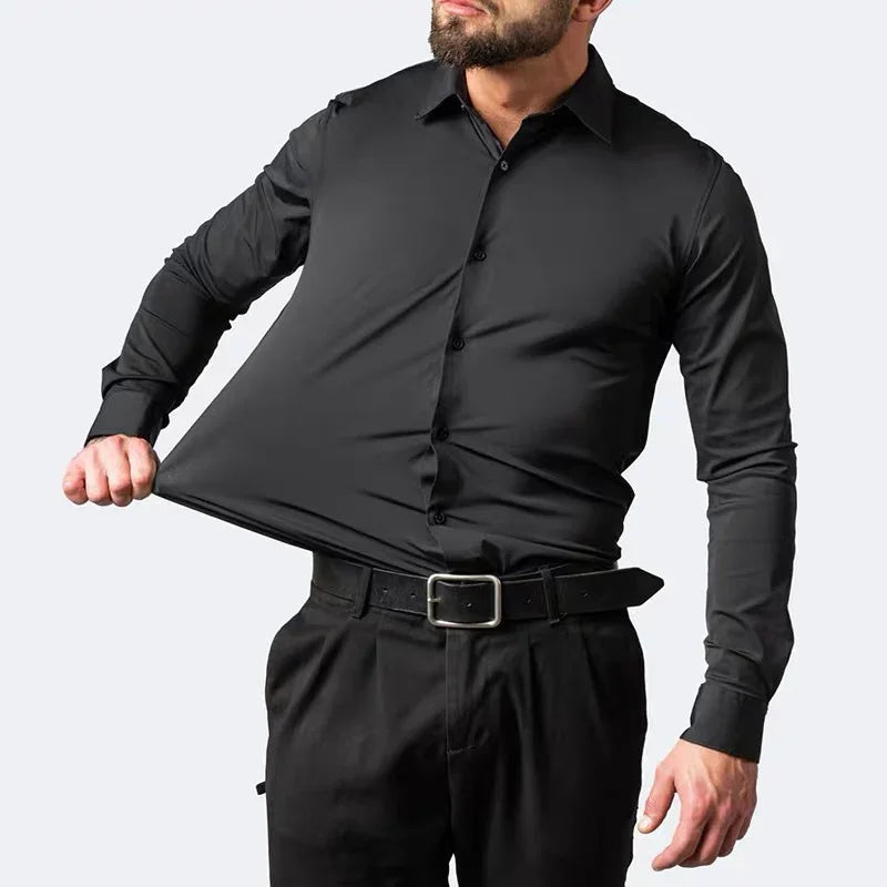 Camisa Social Slim Tech - Anti Amassado