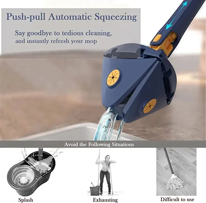 Mop de Limpeza Giratório 360° - AdvancedClean