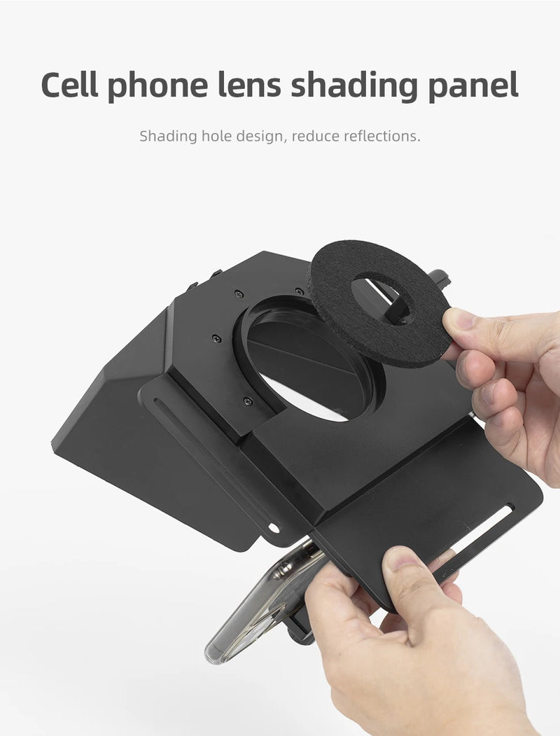 Teleprompter para Smartphones e DSLRs com Controle Remoto